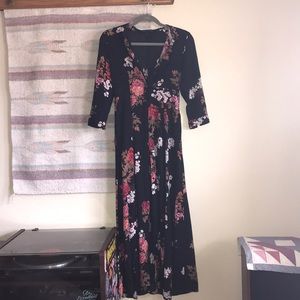 Zara Floral Midi-dress